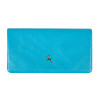 Голубой женский кошелёк из фактуной кожи Ashwood J56 BLUE ATOLL